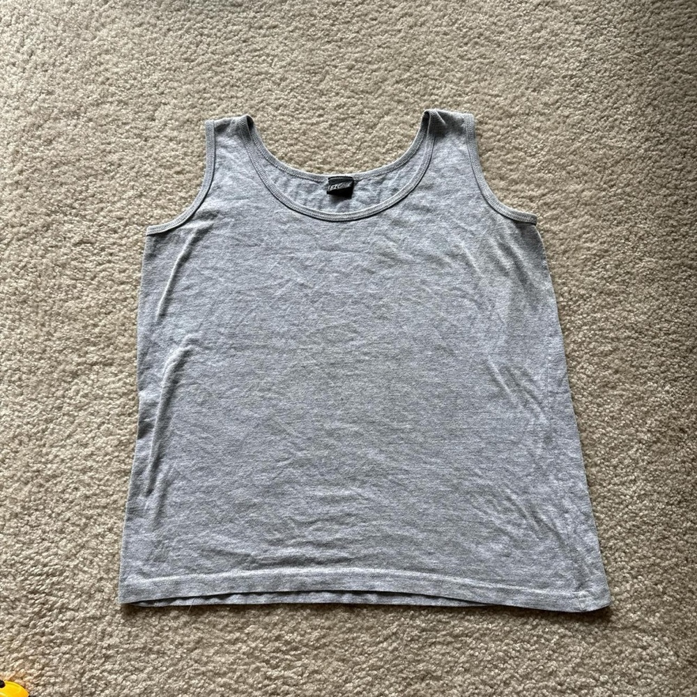Plain Gray Tank Top